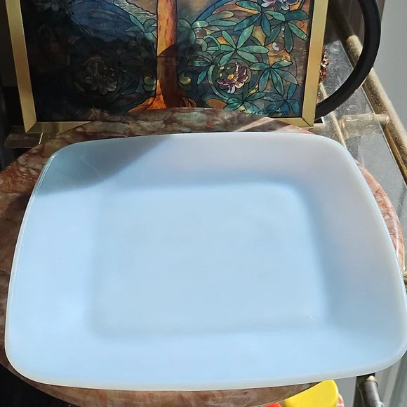 Vintage Fire-King Azurite Charm Set - Picture 4 of 7